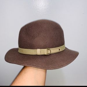 🦉SCALA BROWN HAT 100% WOOL large🦉